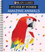 Brain Games - Sticker by Number: Amazing Animals (13 Images to Sticker)