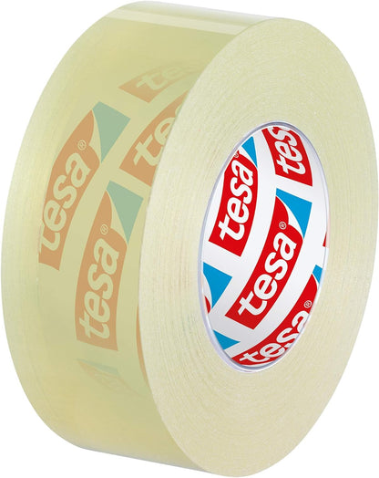 tesa tesafilm transparent - Transparentes Klebeband mit starker Haftung - alterungsbeständig und reißfest - 33 m x 19 mm - 8er Pack