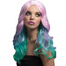 Smiffys Fever Khloe Wig, Rainbow