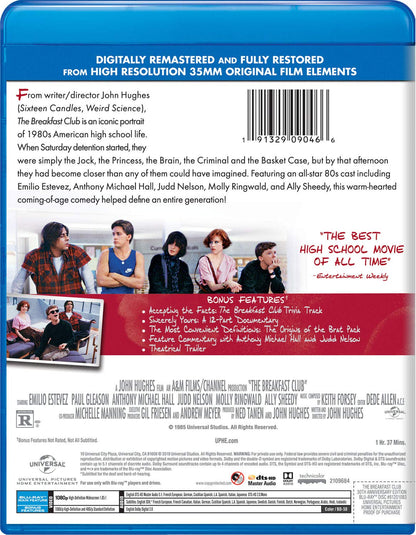 The Breakfast Club - 30th Anniversary Edition