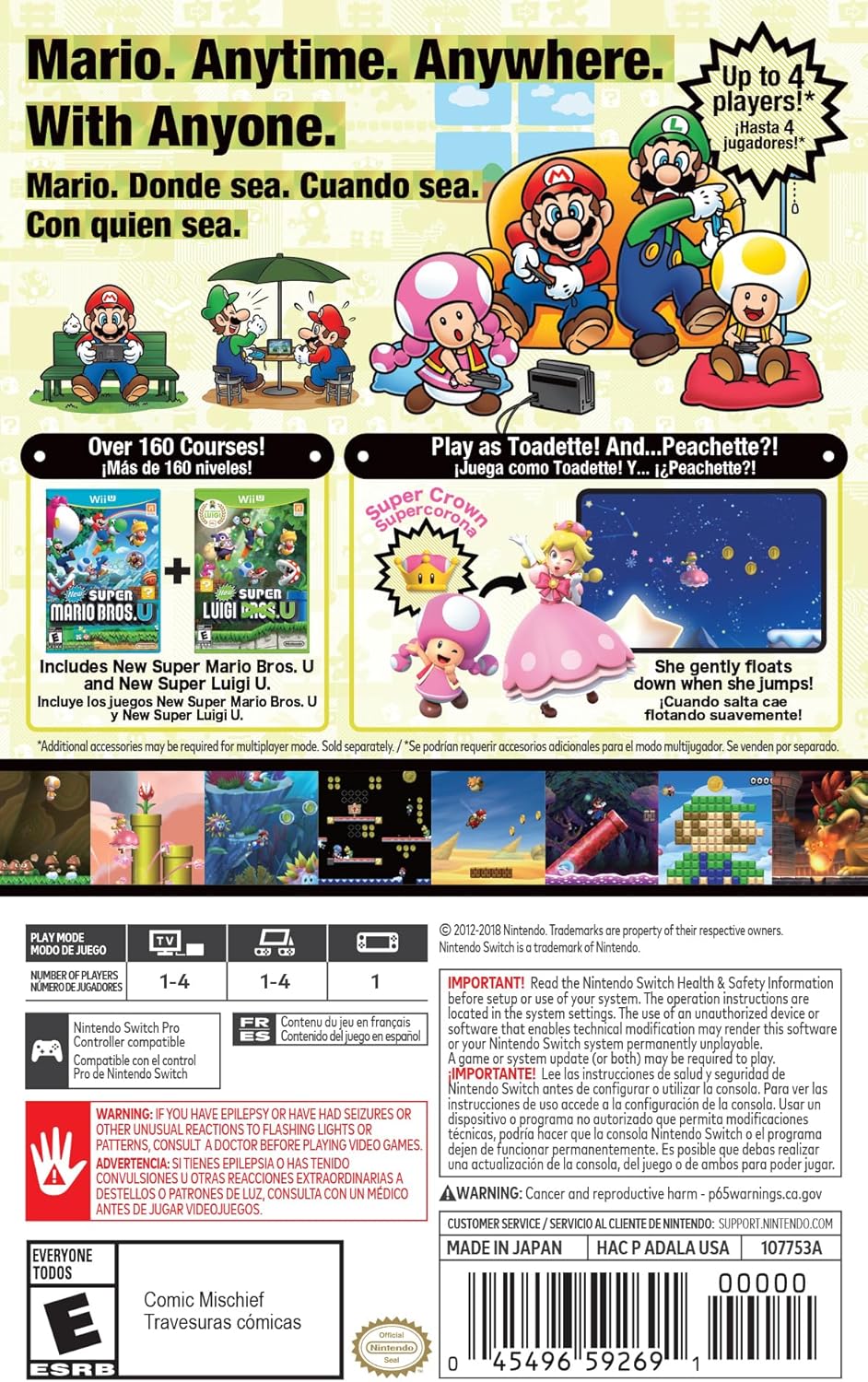 New Super Mario Bros. U Deluxe - Nintendo Switch Nintendo Switch Standard
