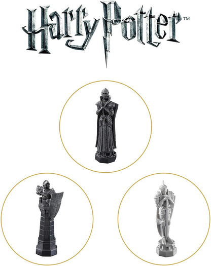 The Noble Collection Harry Potter Wizard Chess Set - 32 Detailed Playing Pieces - Officially Licensed Harry Potter Film Set Movie Props Toys Gifts