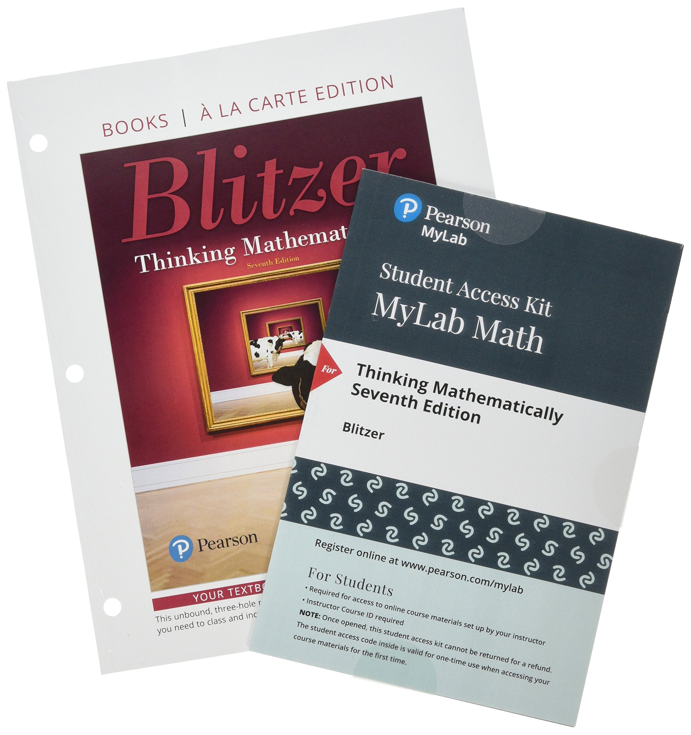 Thinking Mathematically, Loose-Leaf Edition Plus Mylab Math with Pearson Etext -- 24 Month Access Card Package