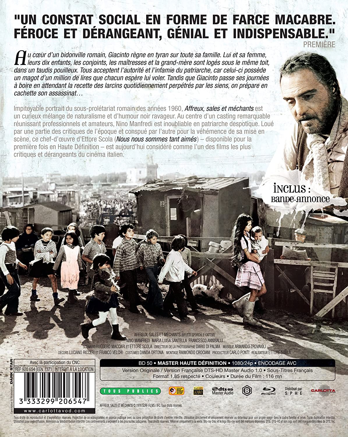 Brutti Sporchi E Cattivi  Remastered Edition No English