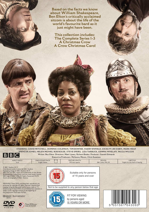 Upstart Crow - The Complete Series 1-3 And The Christmas Specials Boxset