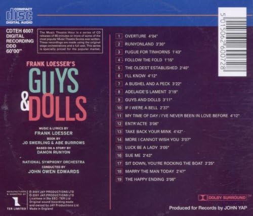 Guys & Dolls: FRANK LOESSER'S