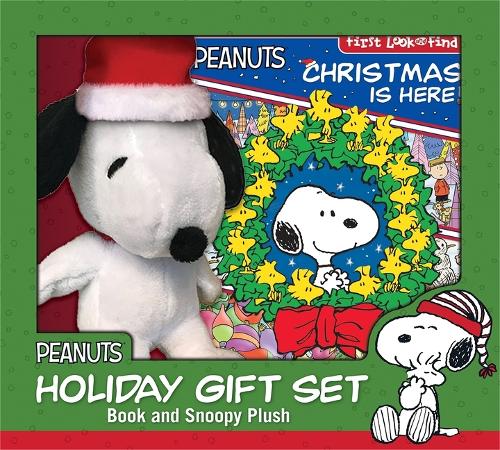 Peanuts: Christmas Is Here! Holiday Gift Set Book and Snoopy Plush