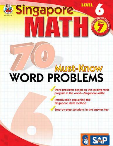 70 Must-Know Word Problems, Grade 7