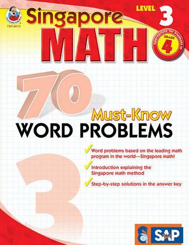 70 Must-Know Word Problems, Grade 4