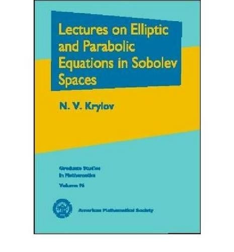 Lectures on Elliptic and Parabolic Equations in Sobolev Spaces