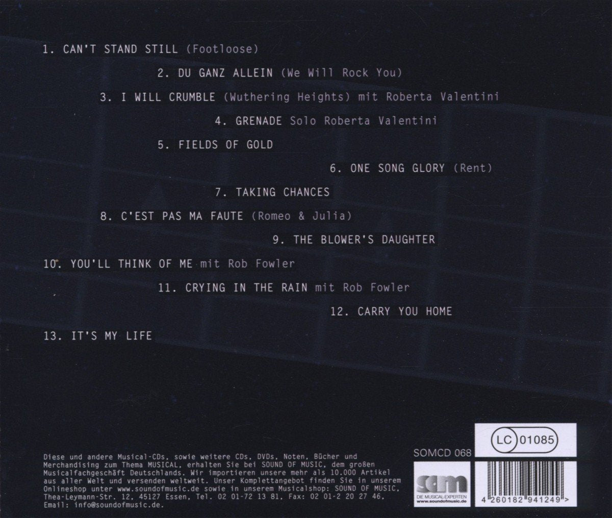 SEIBERT, MARK - LIVE IN CONCERT