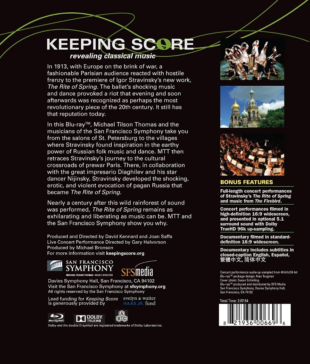 Stravinsky's Rite of Spring: Keeping Score