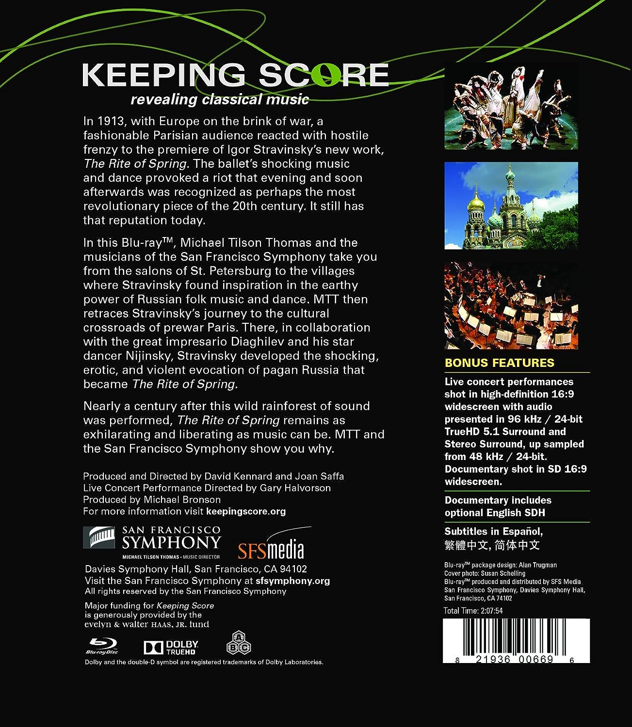 Stravinsky's Rite of Spring: Keeping Score