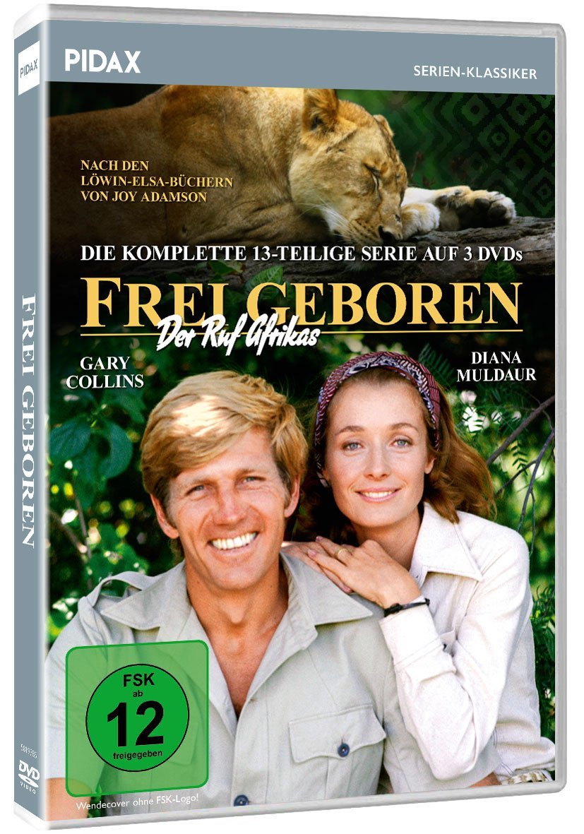 Frei geboren - Der Ruf Afrikas / Die komplette 13-teilige Serie nach den Löwin-Elsa-Büchern von Joy Adamson (Pidax Serien-Klassiker