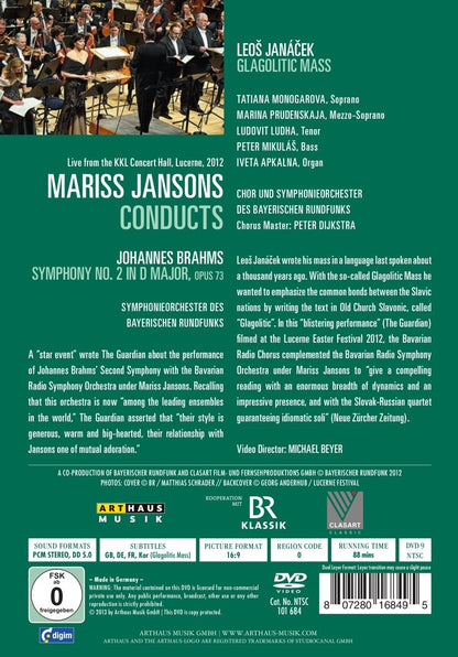 Mariss Jansons dirigiert Brahms (Sinf. 2) und Janacek (Glagolitische Messe