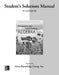Student Solutions Manual for Elementary & Intermediate Algebra