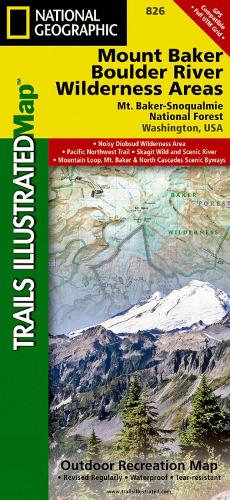 Mount Baker and Boulder River Wilderness Areas Map