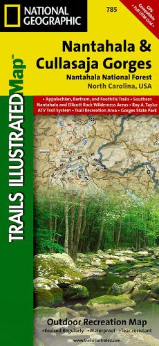 Nantahala and Cullasaja Gorges Map
