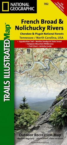 French Broad and Nolichucky Rivers Map