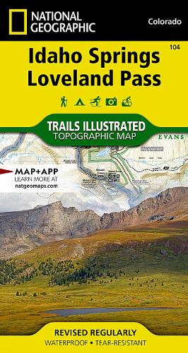 Idaho Springs, Loveland Pass Map