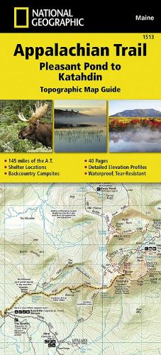 Appalachian Trail: Pleasant Pond to Katahdin Map