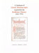 Catalogue of Greek Manuscripts Acquired by the Bodleian Library Since 1916