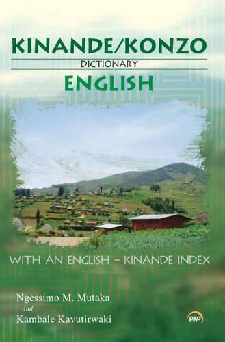Kinande/Konzo-English Dictionary