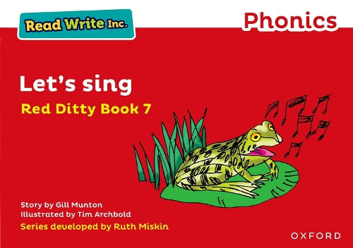 Read Write Inc. Phonics: Red Ditty Book 7 Let's Sing