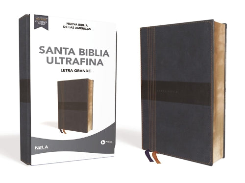 Nbla, Santa Biblia, Ultrafina, Letra Grande, Leathersoft, Azul, Palabras de Jesús En Rojo
