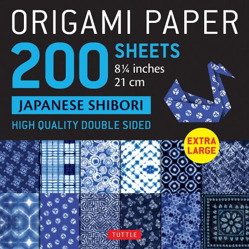 Origami Paper 200 sheets Japanese Shibori 8 1/4" (21 cm)