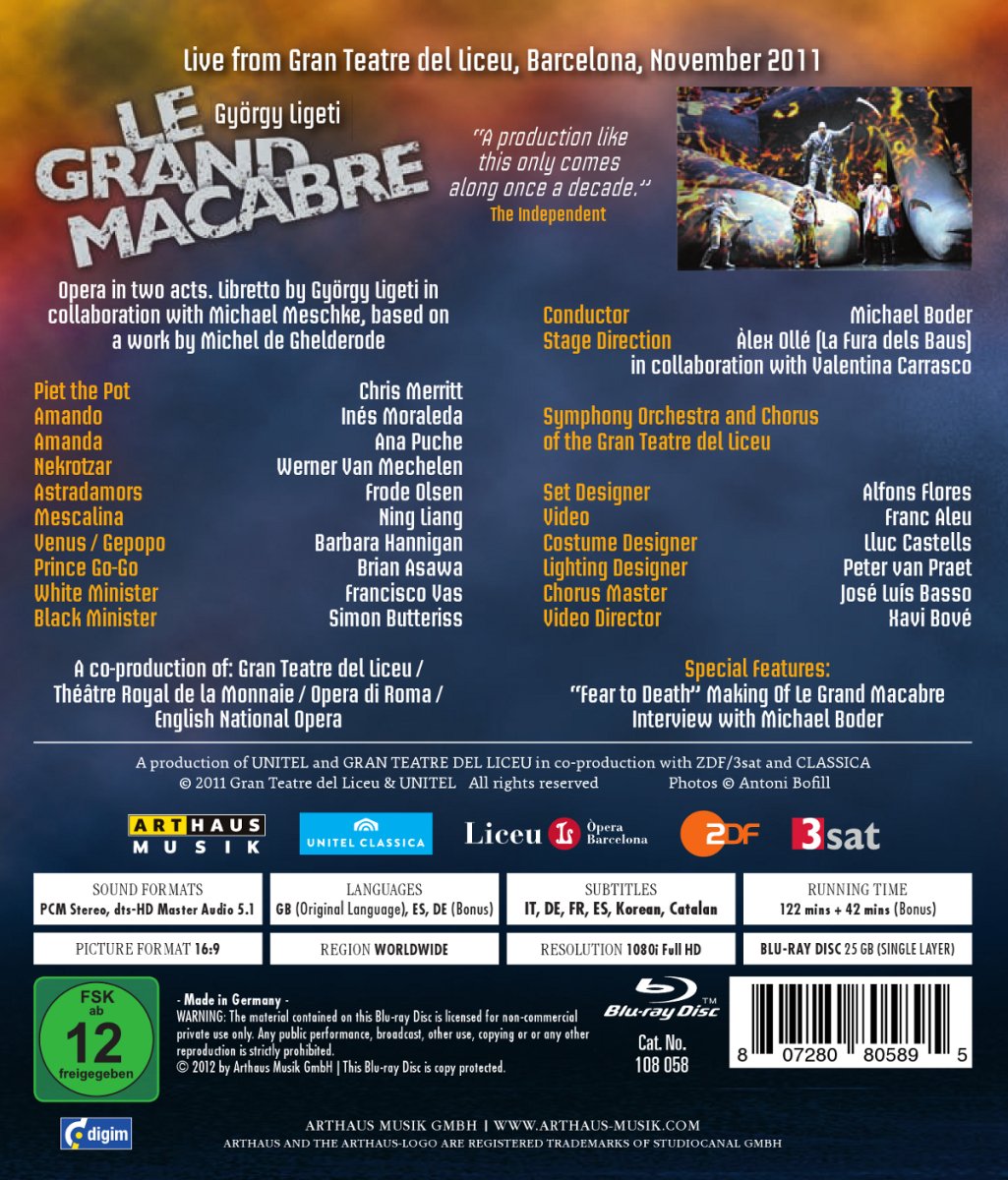Ligeti: Le Grand Macabre (Barcelona 2011)