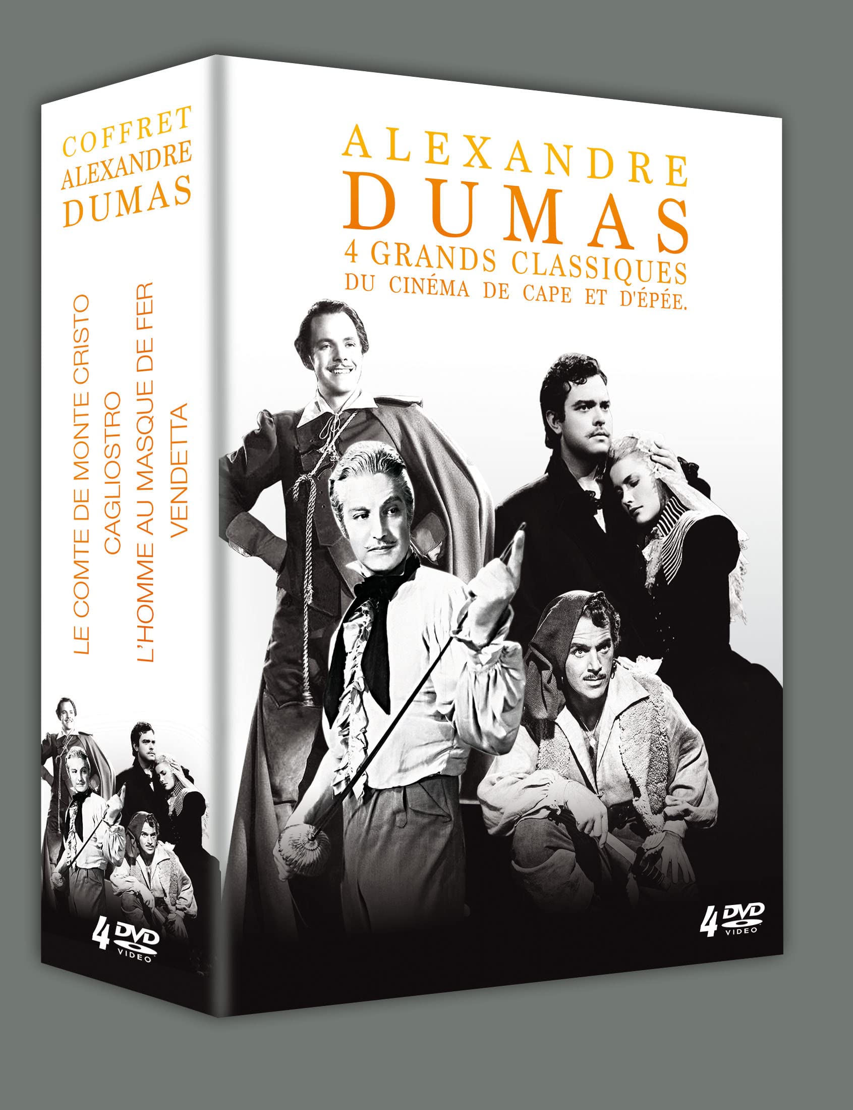 Alexandre Dumas Collection - 4-DVD Boxset ( Black Magic / The Count of Monte Cristo / The Man in the Iron Mask / The Corsican Brothers )