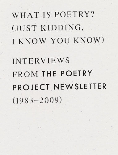 What is Poetry? (Just kidding, I know you know)