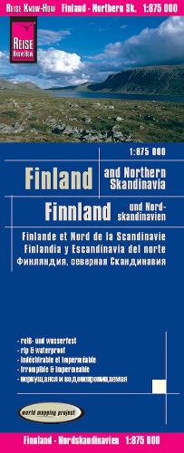 Finland and Northern Scandinavia (1:875.000)