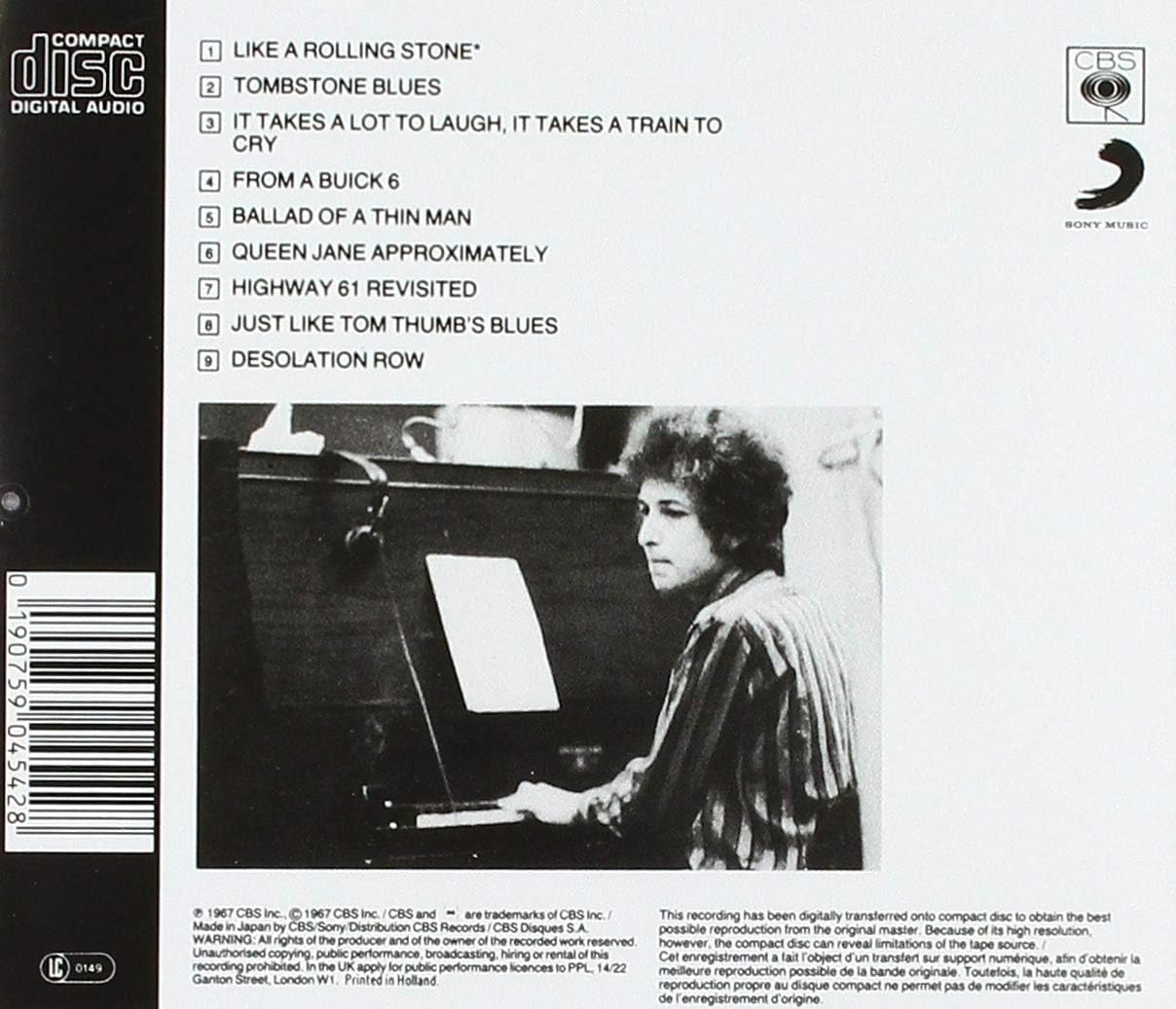 DYLAN, BOB - HIGHWAY 61 REVISITED (GOLD SERIES)