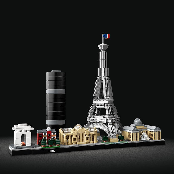 LEGO Architecture Paris Model Building Set for Adults with Eiffel Tower and The Louvre Model, Skyline Collection, Office Home Décor, Collectible Gift Idea for Women, Men, Her or Him 21044