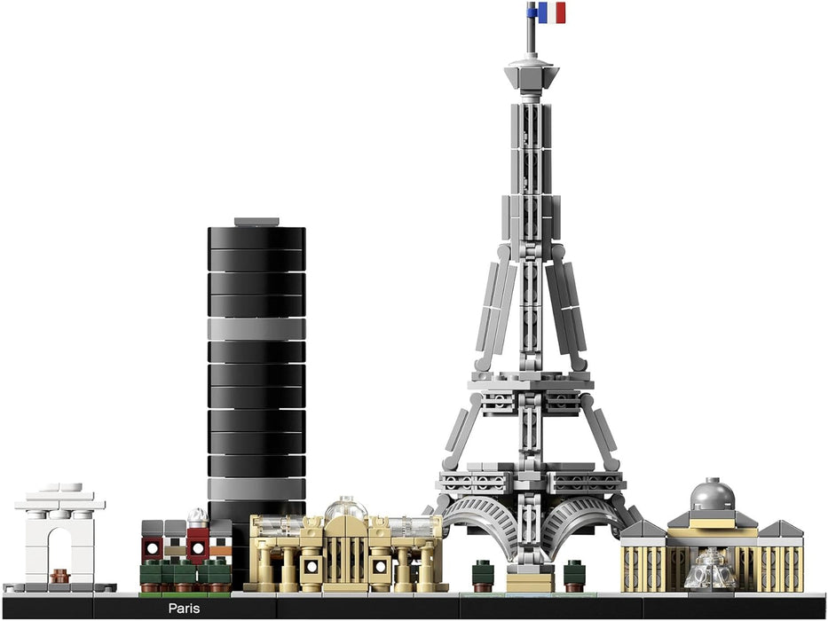 LEGO Architecture Paris Model Building Set for Adults with Eiffel Tower and The Louvre Model, Skyline Collection, Office Home Décor, Collectible Gift Idea for Women, Men, Her or Him 21044