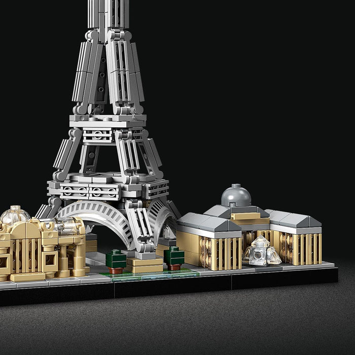 LEGO Architecture Paris Model Building Set for Adults with Eiffel Tower and The Louvre Model, Skyline Collection, Office Home Décor, Collectible Gift Idea for Women, Men, Her or Him 21044