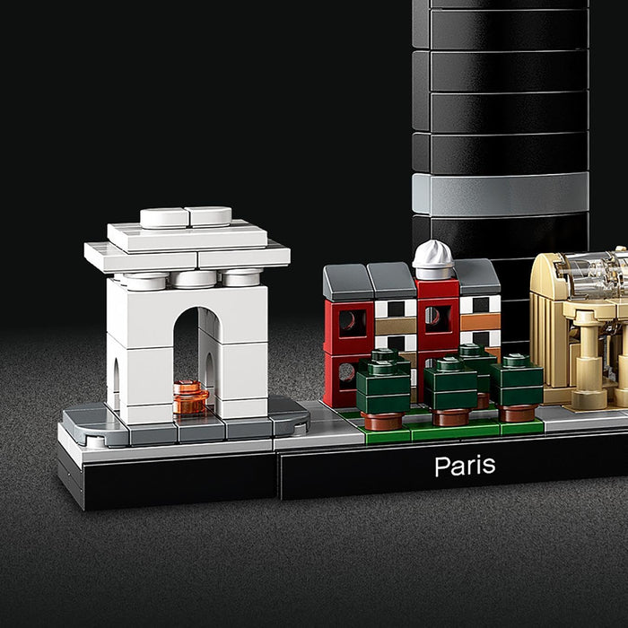 LEGO Architecture Paris Model Building Set for Adults with Eiffel Tower and The Louvre Model, Skyline Collection, Office Home Décor, Collectible Gift Idea for Women, Men, Her or Him 21044