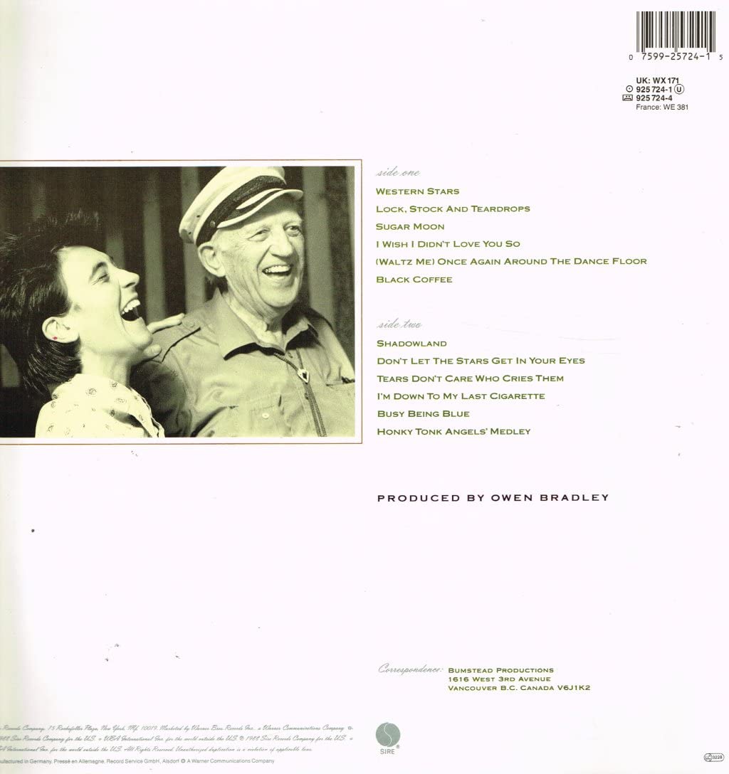 Lp-K.D. Lang-Shadowland
