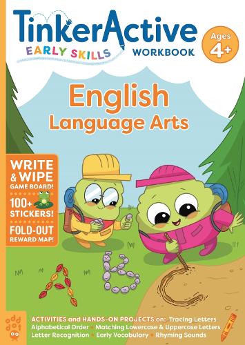 Tinkeractive Early Skills English Language Arts Workbook Ages 4+ (Tinkeractive Workbooks