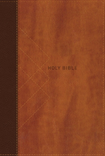 NIV, Thinline Bible, Giant Print, Leathersoft, Brown, Red Letter, Comfort Print