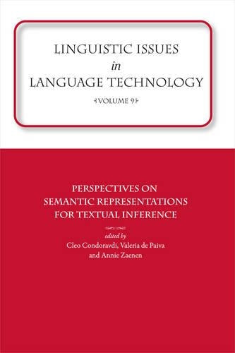 Linguistic Issues in Language Technology Vol 9
