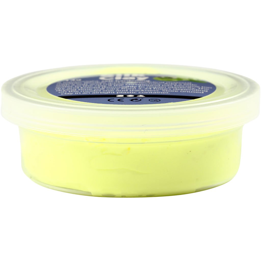 Creativ 6 x 14 g Silk Clay Assorted Colours, Neon