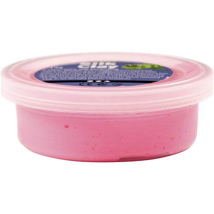 Creativ 6 x 14 g Silk Clay Assorted Colours, Neon