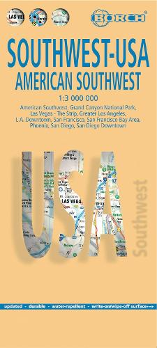 USA Southwest - American Southwest, Borch Map