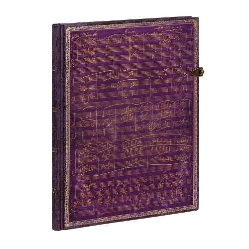Beethoven’s 250th Birthday Ultra Lined Hardcover Journal (Clasp Closure)