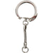 Creativ Company 512821 Key Chain Silver – Case (Key Chain, Silver, Metal, Round, 60 mm, 2.3 cm