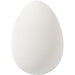 Creativ Large Plastic Eggs, H: 8 cm, D: 6 cm, White, 8 Eggs Included