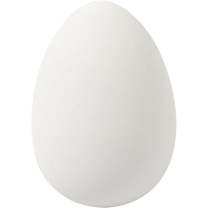 Creativ Large Plastic Eggs, H: 8 cm, D: 6 cm, White, 8 Eggs Included